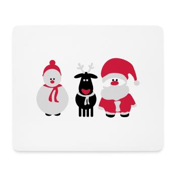 Weihnachts Crew 3 - Mousepad (Querformat) - Weiß - Vorne