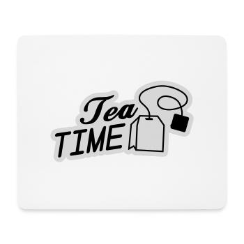 tea_time__f2 - Mousepad (Querformat) - Weiß - Vorne