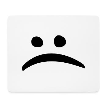 bad mood - Tapis de souris (format paysage) - blanc - Devant