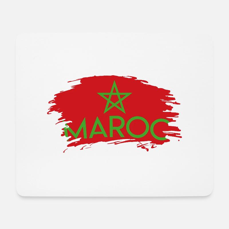Marokko - Mousepad (Querformat) - Weiß