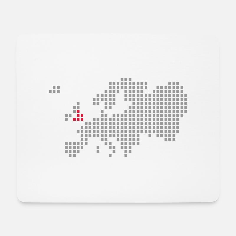 England - Mousepad (Querformat) - Weiß
