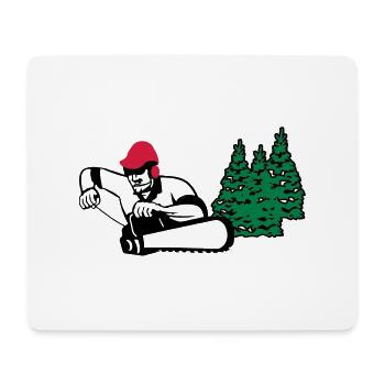 lumberjack - Mouse Pad (horizontal) - white - Front