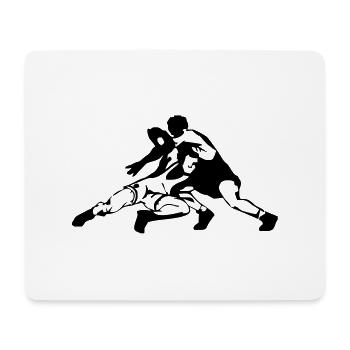 Ringer - Mousepad (Querformat) - Weiß - Vorne