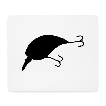 Crankbait - Mousepad (Querformat) - Weiß - Vorne