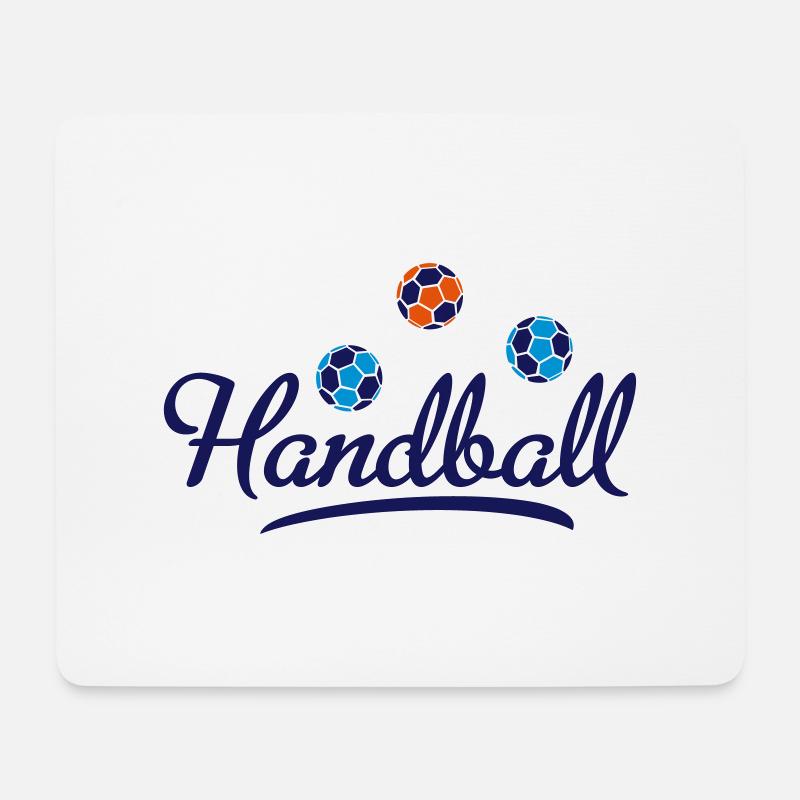 Handball - Mousepad (Querformat) - Weiß