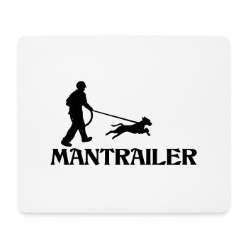 mantrailer hobby mantrailing hunde - Mousepad (Querformat) - Weiß - Vorne