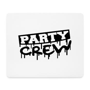 Party Crew Stamp - Tapis de souris (format paysage) - blanc - Devant