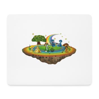 Die Fünf Gooders auf Stella - Mousepad (Querformat) - Weiß - Vorne