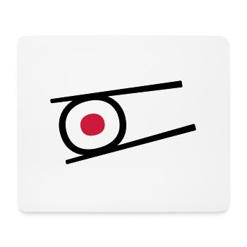 Sushi - Tapis de souris (format paysage) - blanc - Devant