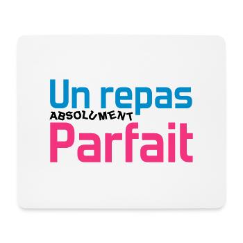 Un repas absolument parfait - Tapis de souris (format paysage) - blanc - Devant