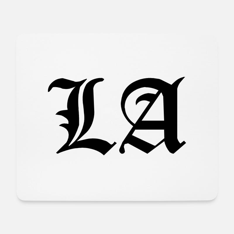 Los Angeles - Mouse Pad (horizontal) - white
