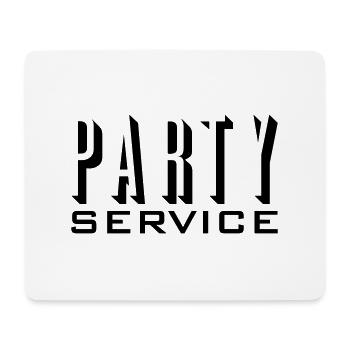 Partyservice / Party service (1c) - Mousepad (Querformat) - Weiß - Vorne