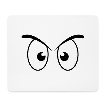 augen02 - Mousepad (Querformat) - Weiß - Vorne
