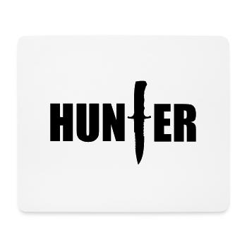 Hunter - Mousepad (Querformat) - Weiß - Vorne