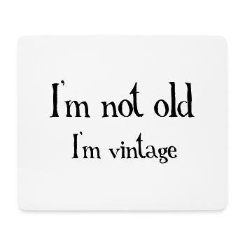Not Old - Tapis de souris (format paysage) - blanc - Devant