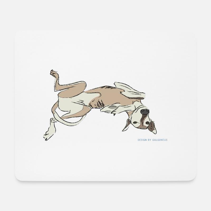 galgoneus design 5 - Mousepad (Querformat) - Weiß
