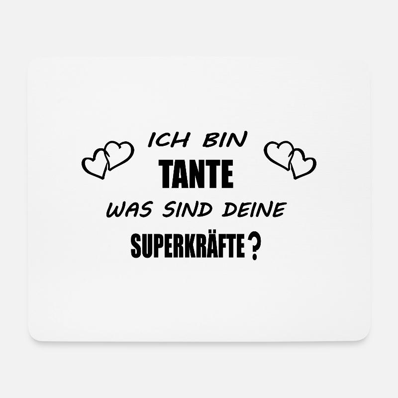 Tante - Mousepad (Querformat) - Weiß