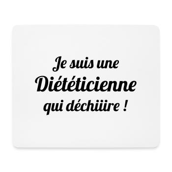 diététicien / diététique / régime / nutrition - Tapis de souris (format paysage) - blanc - Devant