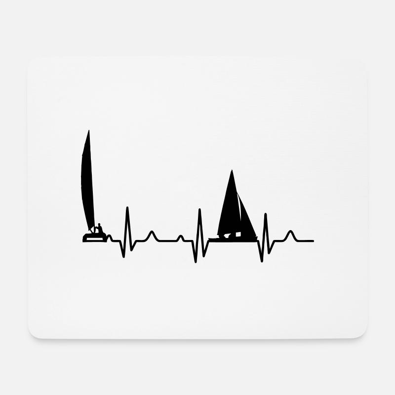 sail - Mousepad (Querformat) - Weiß