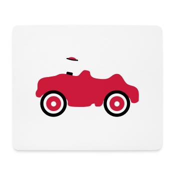jouet voiture enfants amusement rouleau bambin bebe - Tapis de souris (format paysage) - blanc - Devant