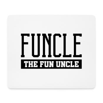 funcle the fun uncle - Mousepad (Querformat) - Weiß - Vorne
