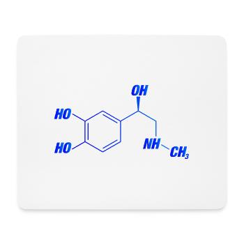 Adrenalin - Mousepad (Querformat) - Weiß - Vorne