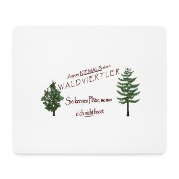 Waldviertler 2 - Mousepad (Querformat) - Weiß - Vorne