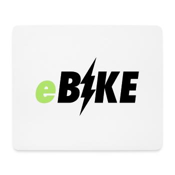 vélo e - Tapis de souris (format paysage) - blanc - Devant
