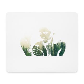Frauen und Wölfe - Mousepad (Querformat) - Weiß - Vorne