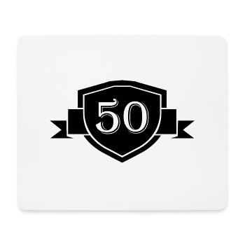 50 armoiries - Tapis de souris (format paysage) - blanc - Devant