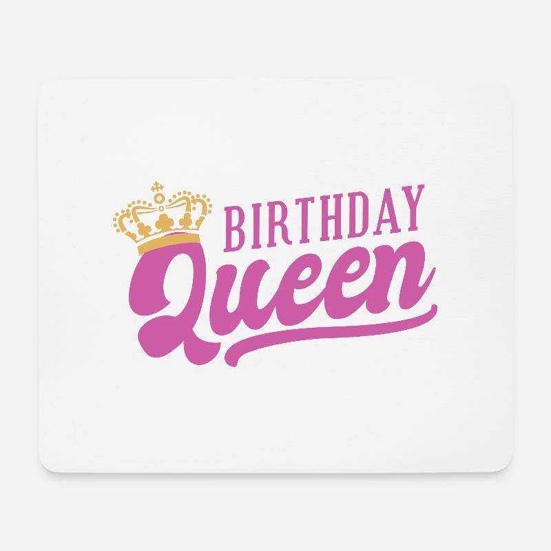 Birthday Queen - Mouse Pad (horizontal) - white