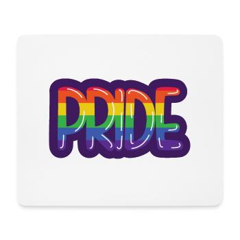 LGBT Pride - Mousepad (Querformat) - Weiß - Vorne