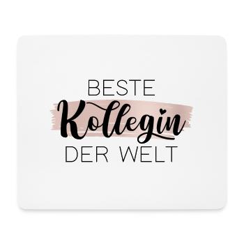 Beste Kollegin der Welt - Mousepad (Querformat) - Weiß - Vorne