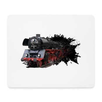 Locomotive à vapeur 03 1010 - Tapis de souris (format paysage) - blanc - Devant