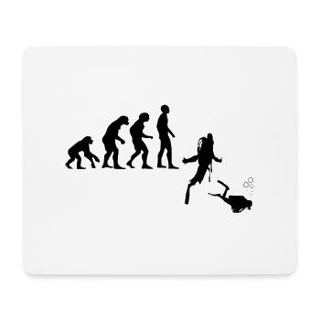 Diving Dive Dive - Mouse Pad (horizontal) - white - Front