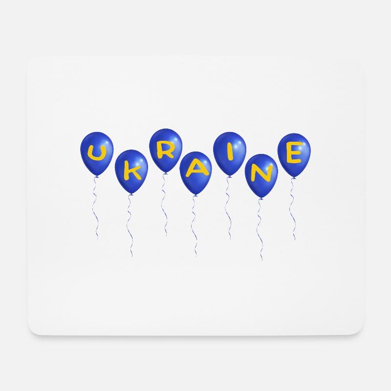 ukraine slava ukraini stand with ukraine kiew - Mousepad (Querformat) - Weiß