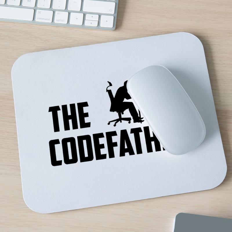The Codefather Programmer Coder Developer Software Mousepad (Querformat)