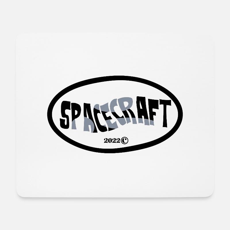 spacecraft - Mousepad (Querformat) - Weiß
