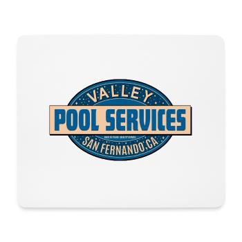 Valley Pool Services San Fernando CA Hemd - Mousepad (Querformat) - Weiß - Vorne