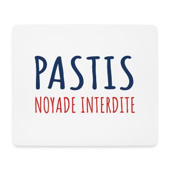 Apéro pastis marseille - Tapis de souris (format paysage) - blanc - Devant