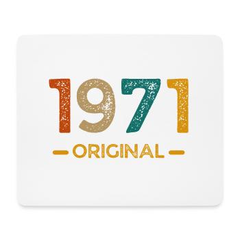 Original von 1971 - Mousepad (Querformat) - Weiß - Vorne