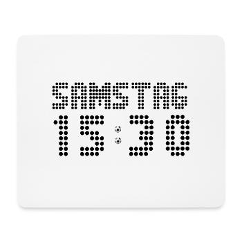 Saturday 15:30 Football Bundesliga - Mouse Pad (horizontal) - white - Front