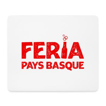 Feria du pays basque - Tapis de souris (format paysage) - blanc - Devant