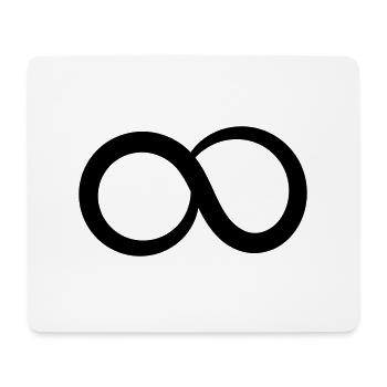 Infinity symbol Endless Love Infinitude Vector - Mousepad (Querformat) - Weiß - Vorne