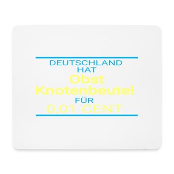 Plastiktüte - Tüten Spruch - Mousepad (Querformat) - Weiß - Vorne