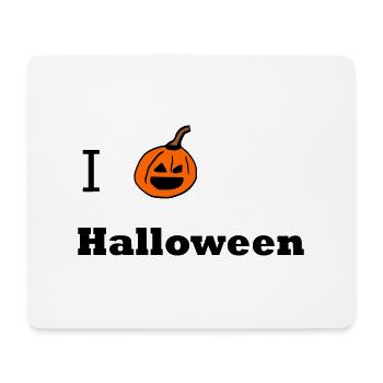 J’adore Halloween - Tapis de souris (format paysage) - blanc - Devant