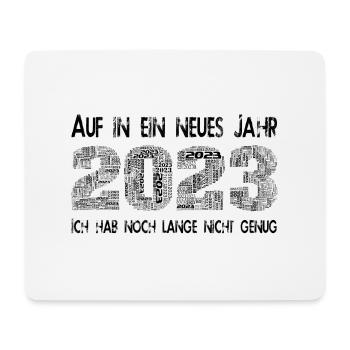 Auf in ein neues Jahr 2023 - Mousepad (Querformat) - Weiß - Vorne