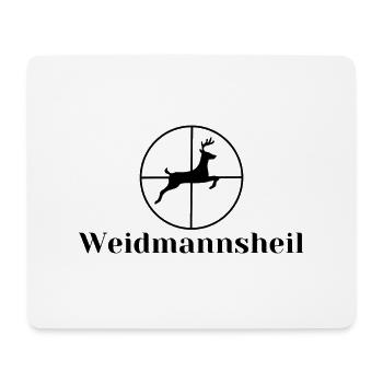 Weidmannsheil - Mousepad (Querformat) - Weiß - Vorne