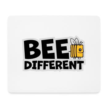 bee different saying quote - Mouse Pad (horizontal) - white - Front