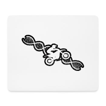 Motorrad Geschenk Mofa Motorradfahrer Motorcross - Mousepad (Querformat) - Weiß - Vorne